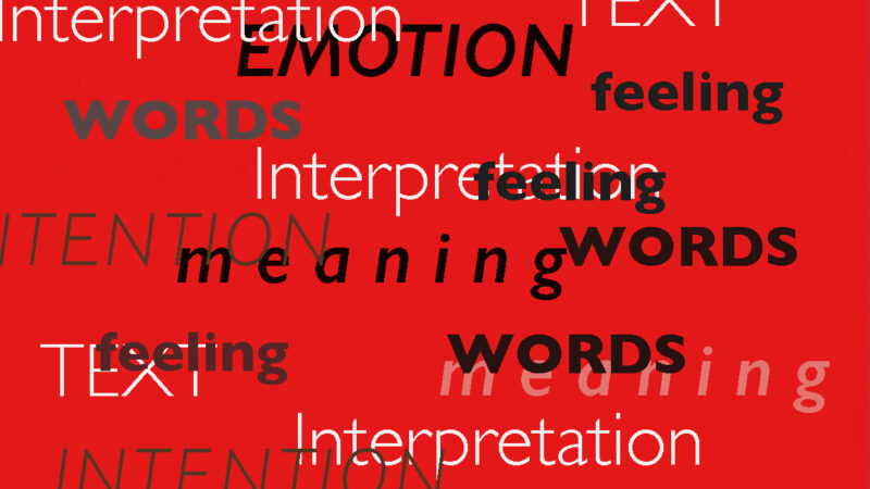 Text interpretation: emotion and intention
